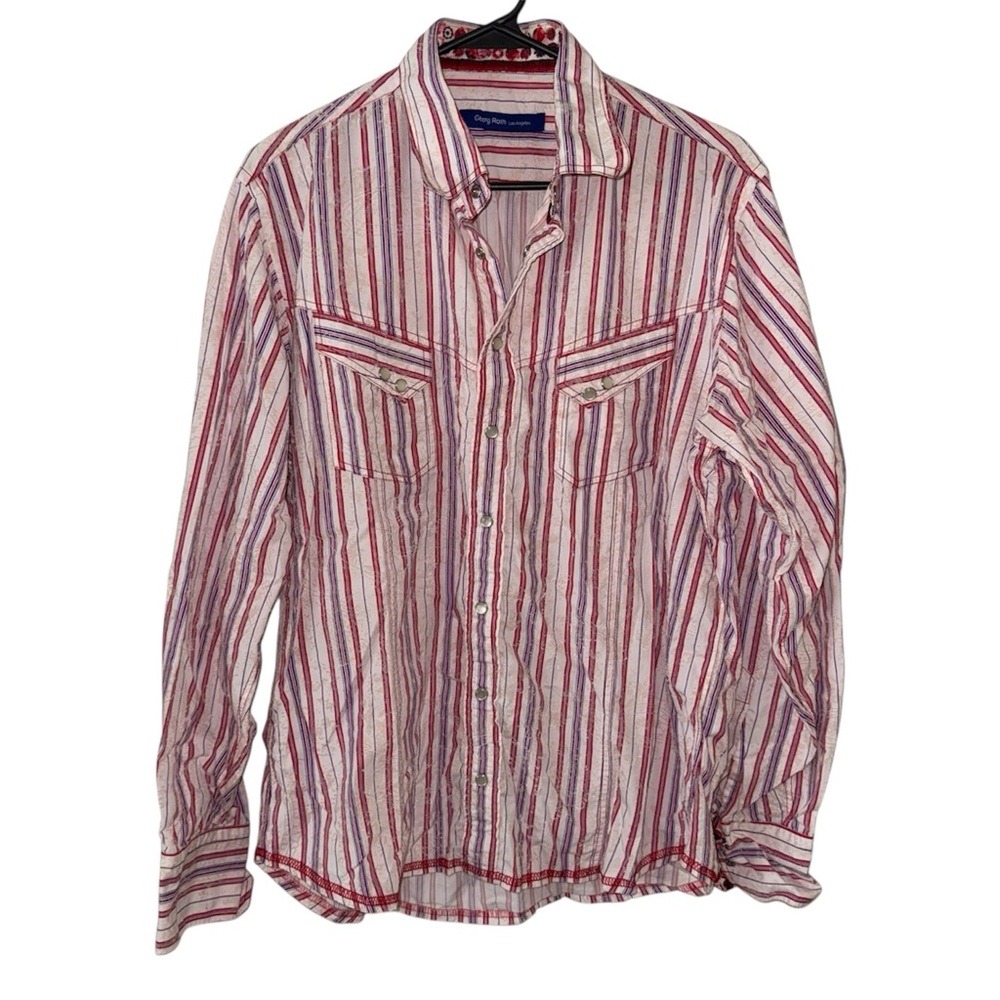 Georg Roth Stripped Button Down Collar Shirt